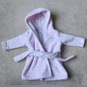 Fluffy animal Print robe 🤍